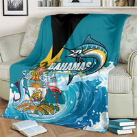 The Bahamas Independence Day Blanket Bahamian Blue Marlin National Color