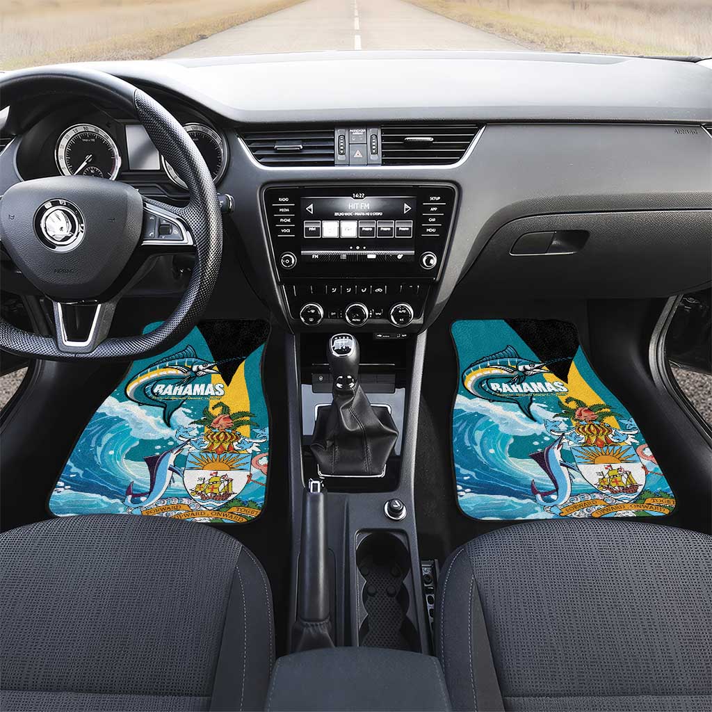 The Bahamas Independence Day Car Mats Bahamian Blue Marlin National Color