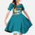 The Bahamas Independence Day Family Matching Summer Maxi Dress and Hawaiian Shirt Bahamian Blue Marlin National Color