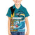 The Bahamas Independence Day Family Matching Summer Maxi Dress and Hawaiian Shirt Bahamian Blue Marlin National Color