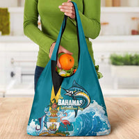 The Bahamas Independence Day Grocery Bag Bahamian Blue Marlin National Color
