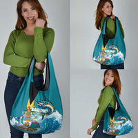 The Bahamas Independence Day Grocery Bag Bahamian Blue Marlin National Color