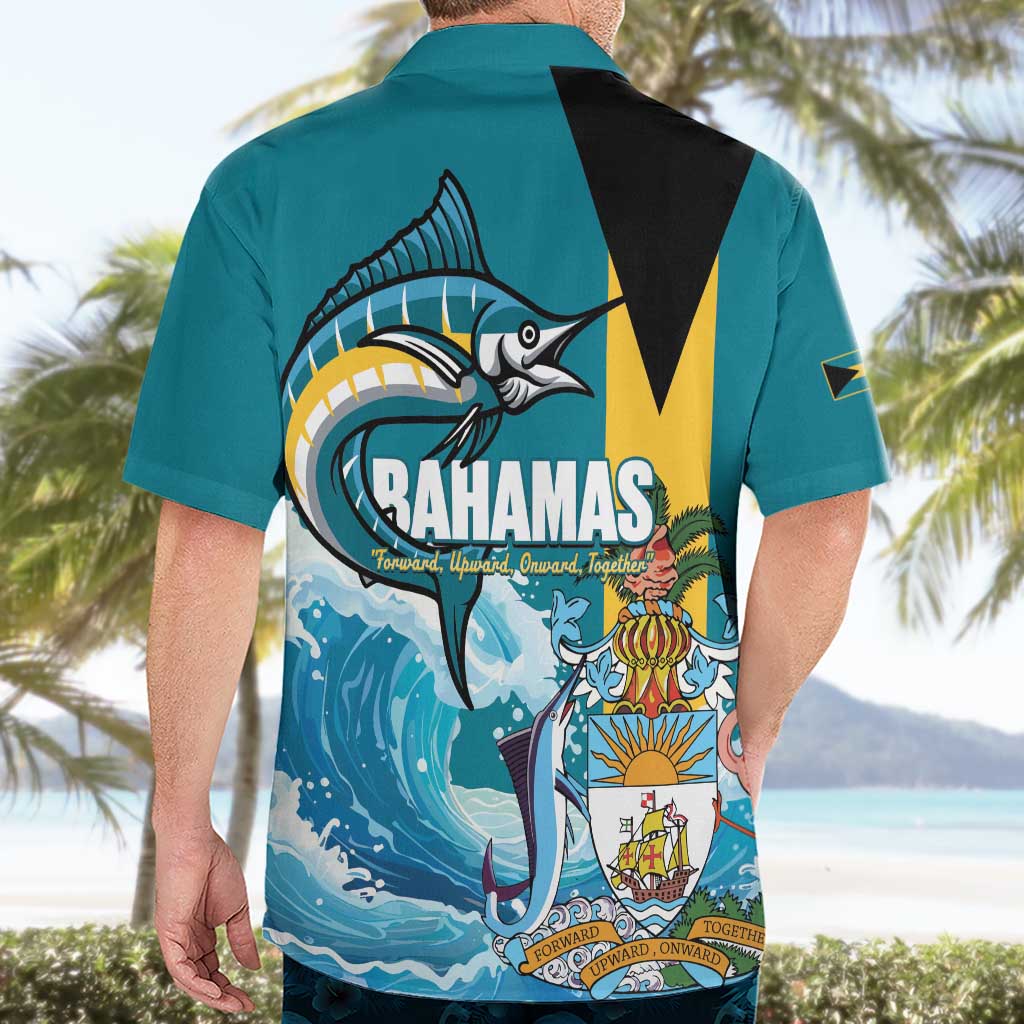 The Bahamas Independence Day Hawaiian Shirt Bahamian Blue Marlin National Color