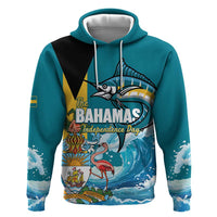 The Bahamas Independence Day Hoodie Bahamian Blue Marlin National Color
