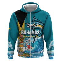 The Bahamas Independence Day Hoodie Bahamian Blue Marlin National Color