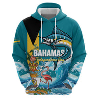 The Bahamas Independence Day Hoodie Bahamian Blue Marlin National Color