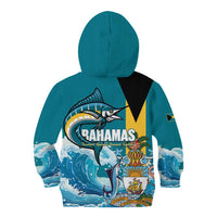 The Bahamas Independence Day Kid Hoodie Bahamian Blue Marlin National Color