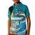 The Bahamas Independence Day Kid Polo Shirt Bahamian Blue Marlin National Color