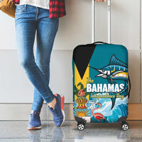The Bahamas Independence Day Luggage Cover Bahamian Blue Marlin National Color