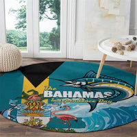 The Bahamas Independence Day Round Carpet Bahamian Blue Marlin National Color