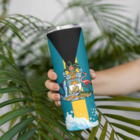 The Bahamas Independence Day Skinny Tumbler Bahamian Blue Marlin National Color