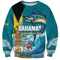 The Bahamas Independence Day Sweatshirt Bahamian Blue Marlin National Color