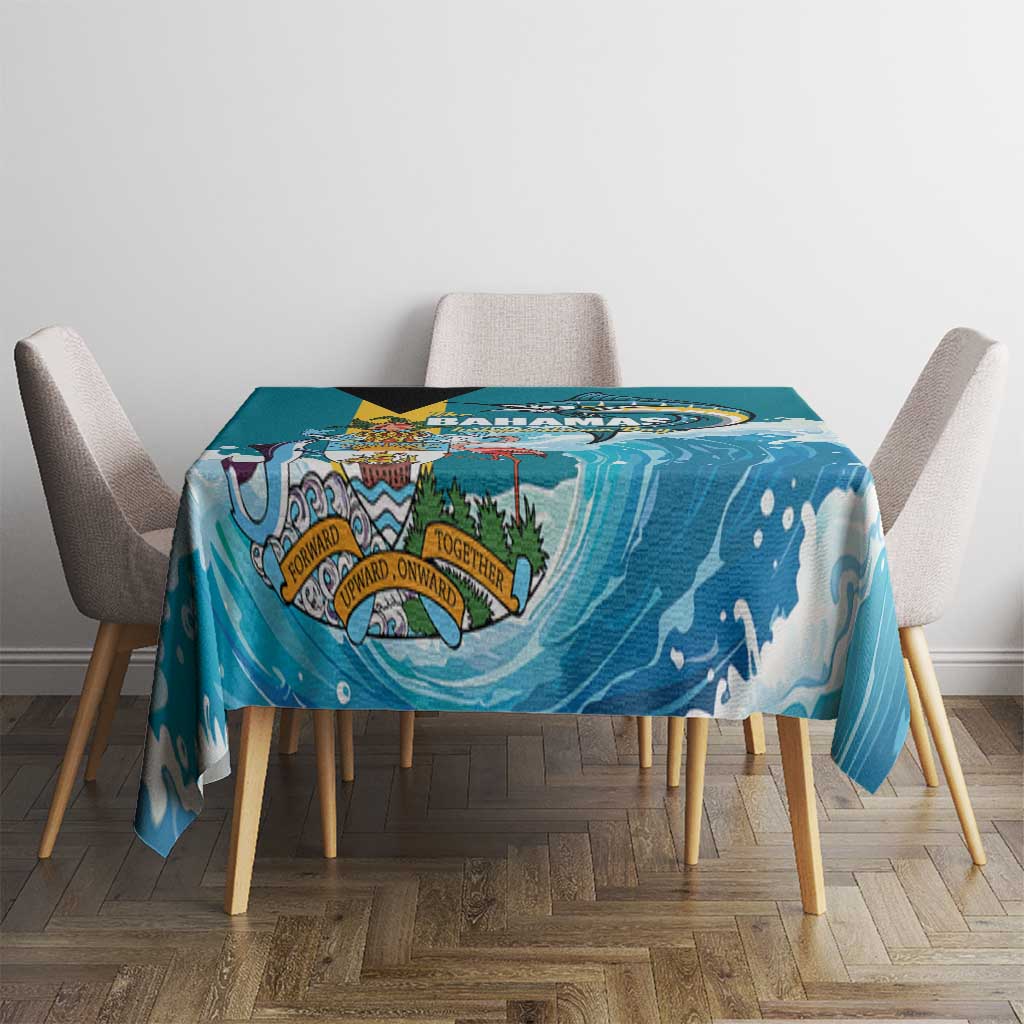 The Bahamas Independence Day Tablecloth Bahamian Blue Marlin National Color