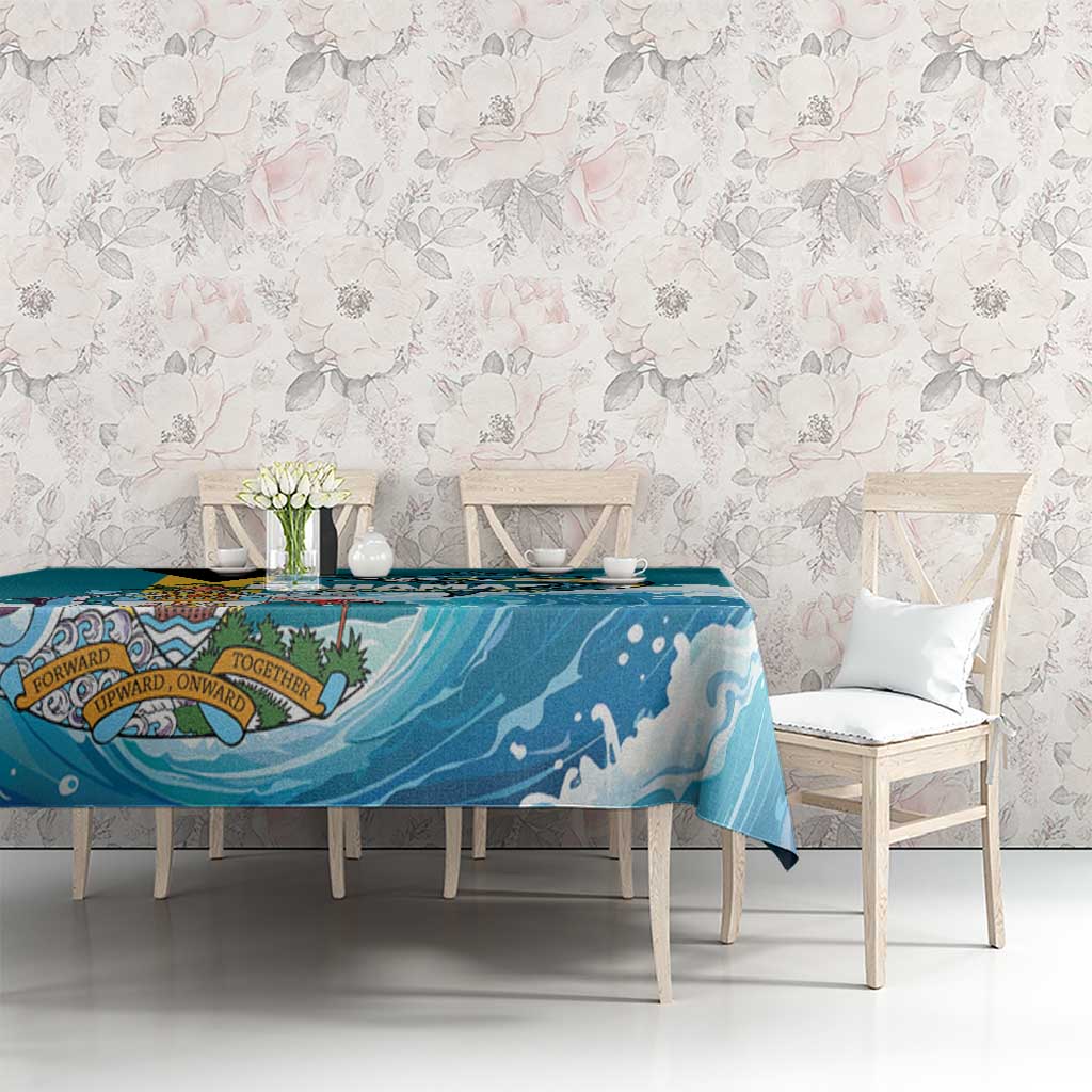 The Bahamas Independence Day Tablecloth Bahamian Blue Marlin National Color