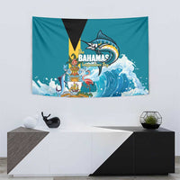 The Bahamas Independence Day Tapestry Bahamian Blue Marlin National Color