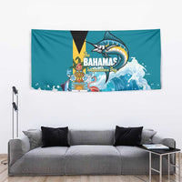 The Bahamas Independence Day Tapestry Bahamian Blue Marlin National Color