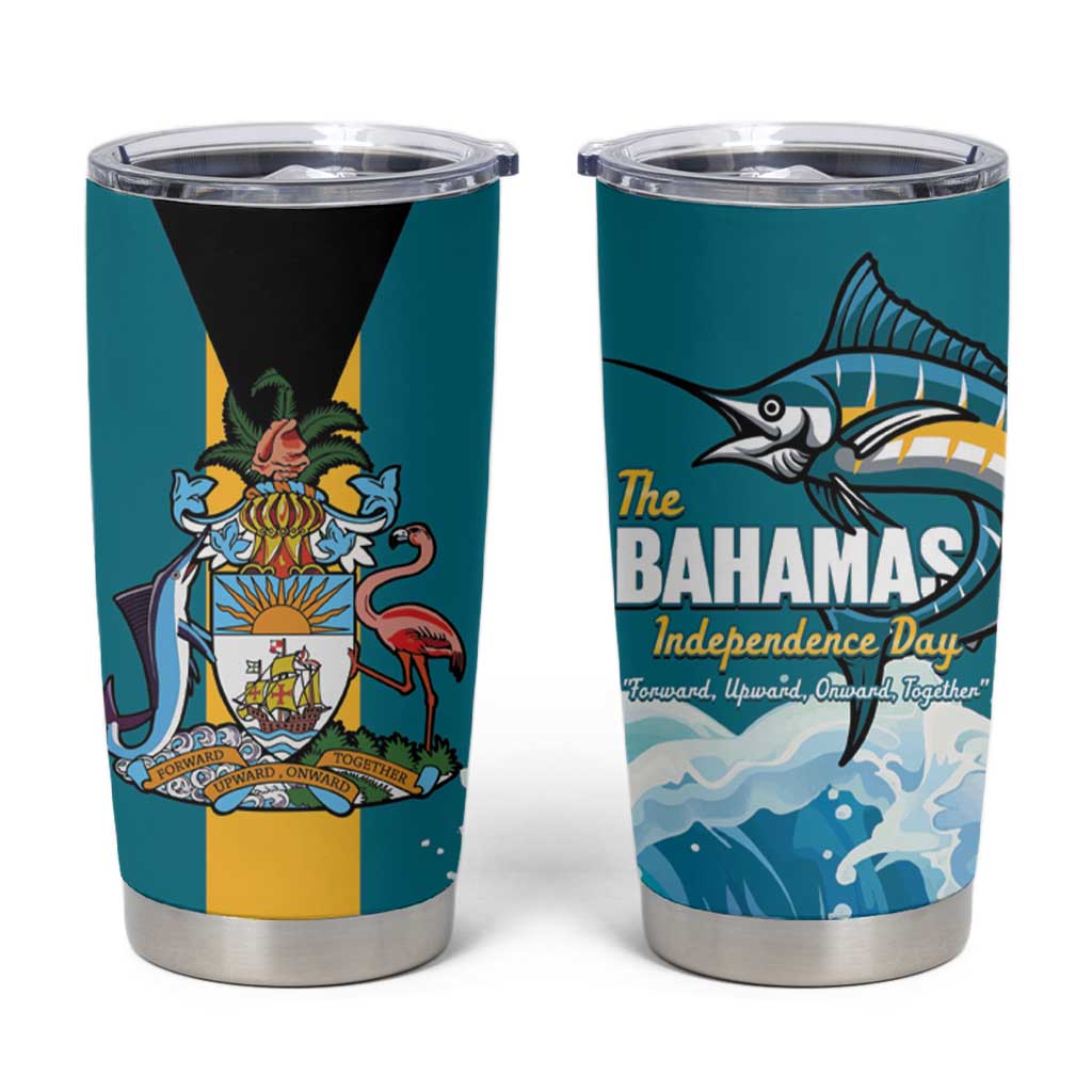 The Bahamas Independence Day Tumbler Cup Bahamian Blue Marlin National Color