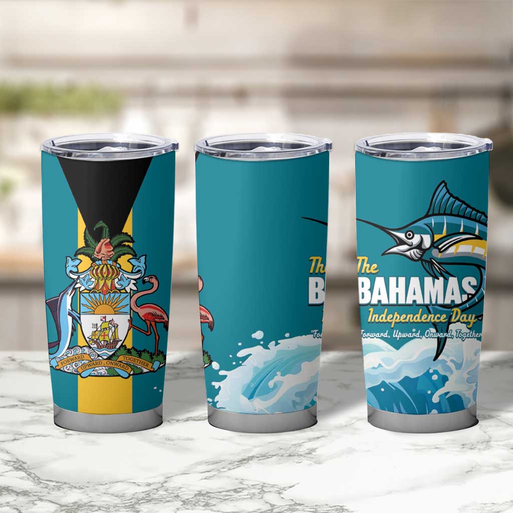 The Bahamas Independence Day Tumbler Cup Bahamian Blue Marlin National Color
