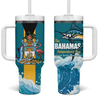 The Bahamas Independence Day Tumbler With Handle Bahamian Blue Marlin National Color