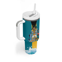 The Bahamas Independence Day Tumbler With Handle Bahamian Blue Marlin National Color