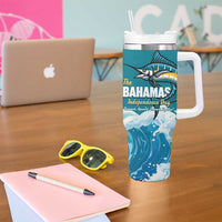 The Bahamas Independence Day Tumbler With Handle Bahamian Blue Marlin National Color