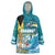The Bahamas Independence Day Wearable Blanket Hoodie Bahamian Blue Marlin National Color