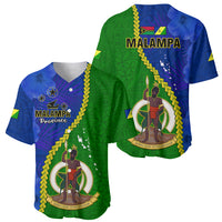 Vanuatu Malampa Province Baseball Jersey Turtle Sand Drawing Unique Tapa Pattern - Wonder Print Shop