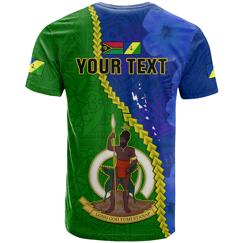 Personalised Vanuatu Malampa Province T Shirt Turtle Sand Drawing Unique Tapa Pattern - Wonder Print Shop