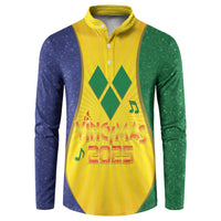 SVG Vincy Mas Button Sweatshirt Saint Vincent and the Grenadines National Carnival - Wonder Print Shop