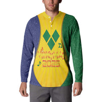 SVG Vincy Mas Button Sweatshirt Saint Vincent and the Grenadines National Carnival - Wonder Print Shop