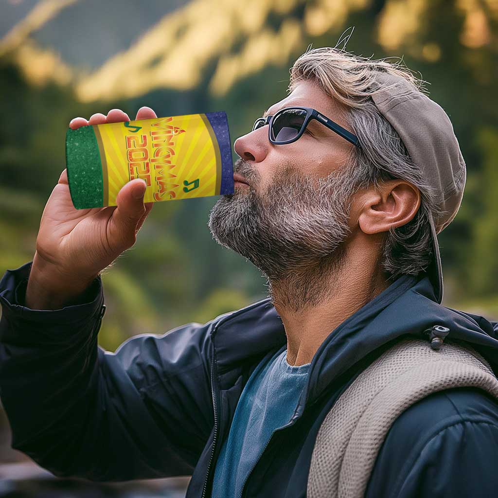 SVG Vincy Mas 4 in 1 Can Cooler Tumbler Saint Vincent and the Grenadines National Carnival - Wonder Print Shop