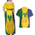 SVG Vincy Mas Couples Matching Off Shoulder Maxi Dress and Hawaiian Shirt Saint Vincent and the Grenadines National Carnival - Wonder Print Shop