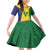 SVG Vincy Mas Family Matching Off Shoulder Short Dress and Hawaiian Shirt Saint Vincent and the Grenadines National Carnival - Wonder Print Shop