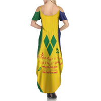 SVG Vincy Mas Family Matching Summer Maxi Dress and Hawaiian Shirt Saint Vincent and the Grenadines National Carnival - Wonder Print Shop