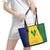 SVG Vincy Mas Leather Tote Bag Saint Vincent and the Grenadines National Carnival - Wonder Print Shop
