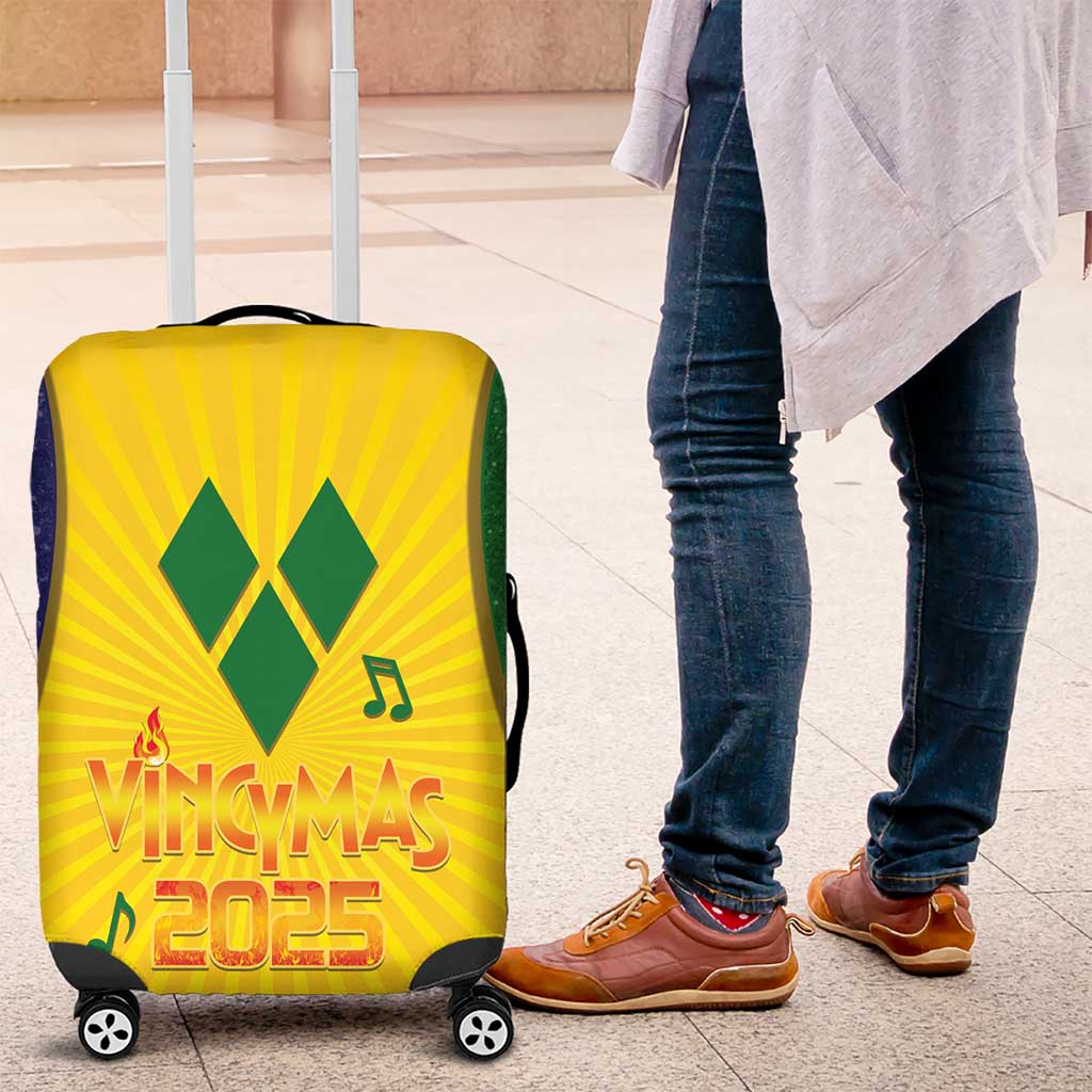 SVG Vincy Mas Luggage Cover Saint Vincent and the Grenadines National Carnival - Wonder Print Shop