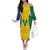 SVG Vincy Mas Off The Shoulder Long Sleeve Dress Saint Vincent and the Grenadines National Carnival - Wonder Print Shop