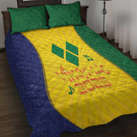 SVG Vincy Mas Quilt Bed Set Saint Vincent and the Grenadines National Carnival - Wonder Print Shop