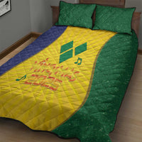 SVG Vincy Mas Quilt Bed Set Saint Vincent and the Grenadines National Carnival - Wonder Print Shop