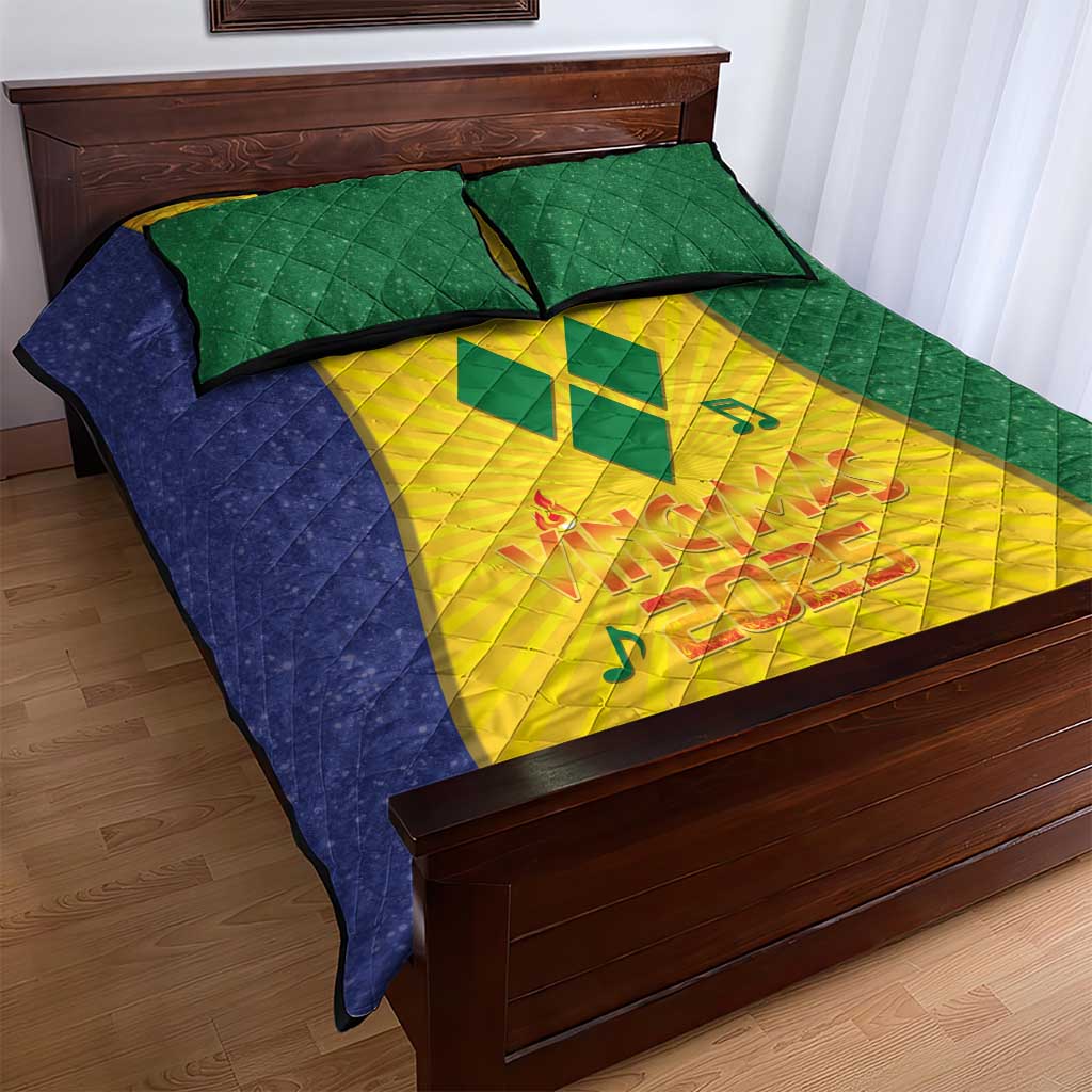 SVG Vincy Mas Quilt Bed Set Saint Vincent and the Grenadines National Carnival - Wonder Print Shop