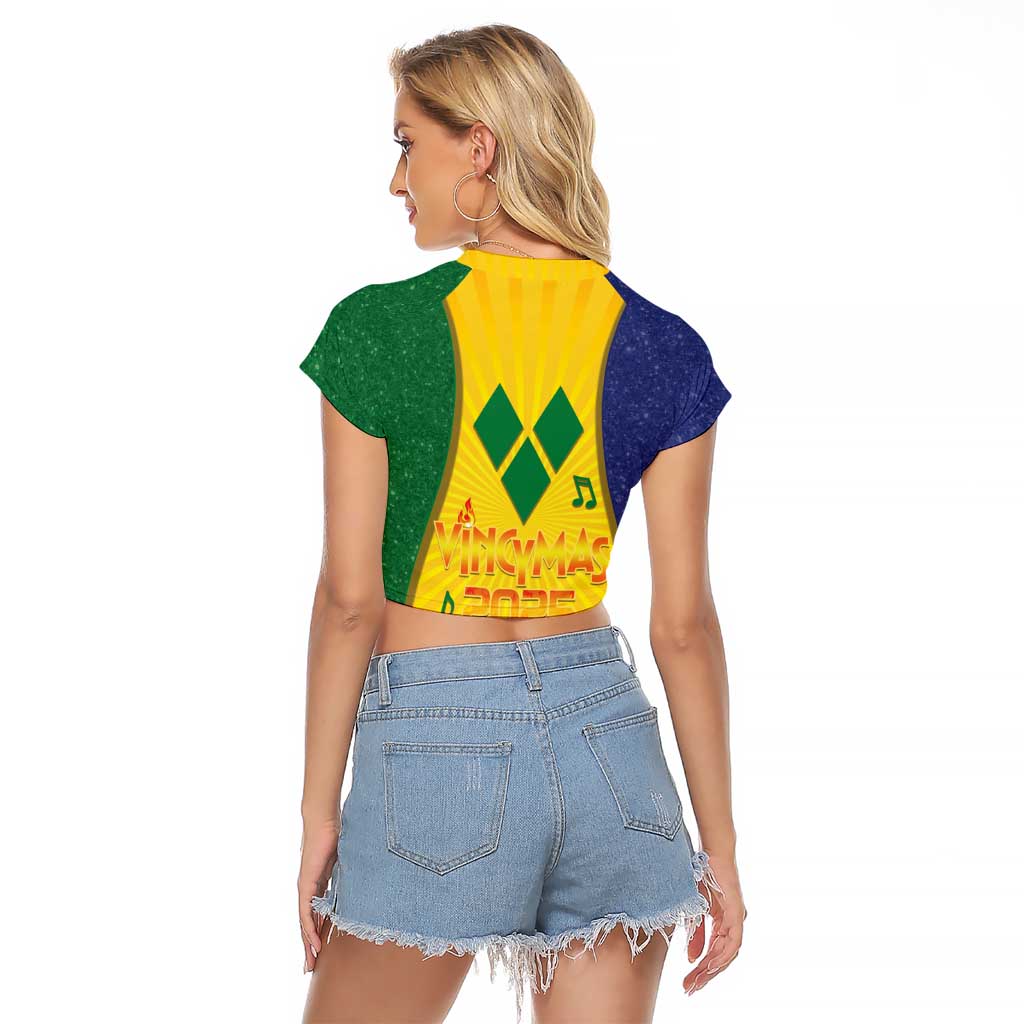 SVG Vincy Mas Raglan Cropped T Shirt Saint Vincent and the Grenadines National Carnival - Wonder Print Shop