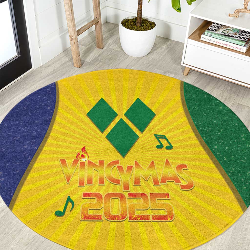 SVG Vincy Mas Round Carpet Saint Vincent and the Grenadines National Carnival - Wonder Print Shop
