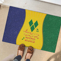 SVG Vincy Mas Rubber Doormat Saint Vincent and the Grenadines National Carnival - Wonder Print Shop