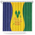 SVG Vincy Mas Shower Curtain Saint Vincent and the Grenadines National Carnival - Wonder Print Shop