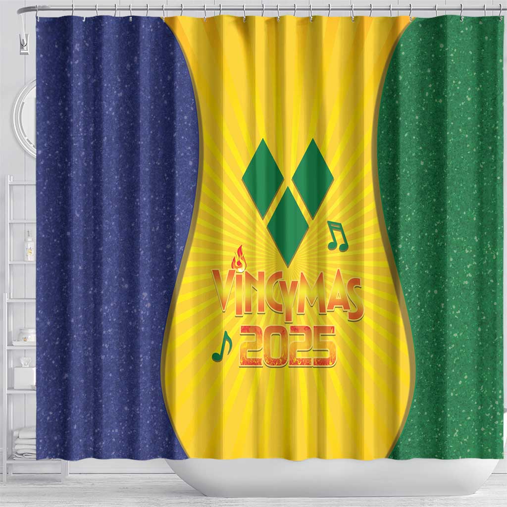SVG Vincy Mas Shower Curtain Saint Vincent and the Grenadines National Carnival - Wonder Print Shop