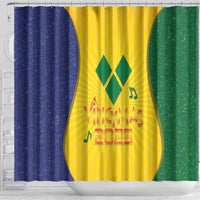 SVG Vincy Mas Shower Curtain Saint Vincent and the Grenadines National Carnival - Wonder Print Shop