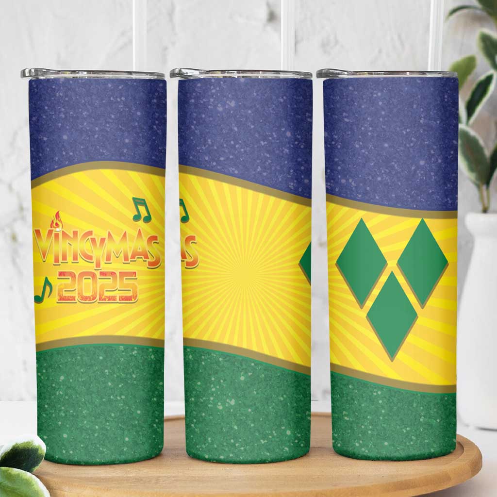 SVG Vincy Mas Skinny Tumbler Saint Vincent and the Grenadines National Carnival - Wonder Print Shop