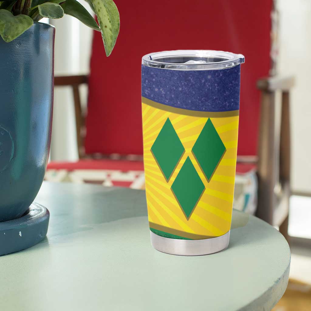 SVG Vincy Mas Tumbler Cup Saint Vincent and the Grenadines National Carnival - Wonder Print Shop