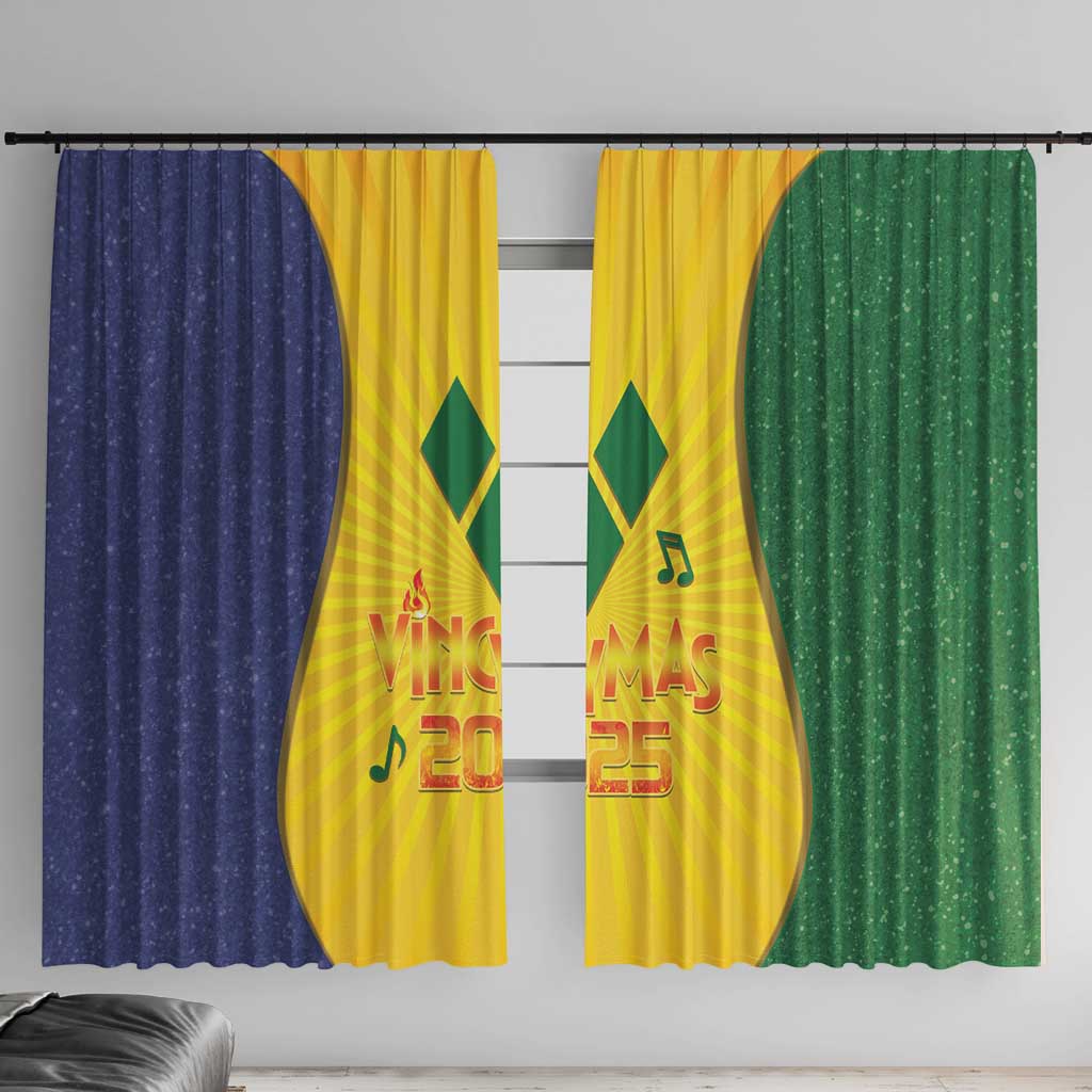 SVG Vincy Mas Window Curtain Saint Vincent and the Grenadines National Carnival - Wonder Print Shop