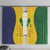 SVG Vincy Mas Window Curtain Saint Vincent and the Grenadines National Carnival - Wonder Print Shop